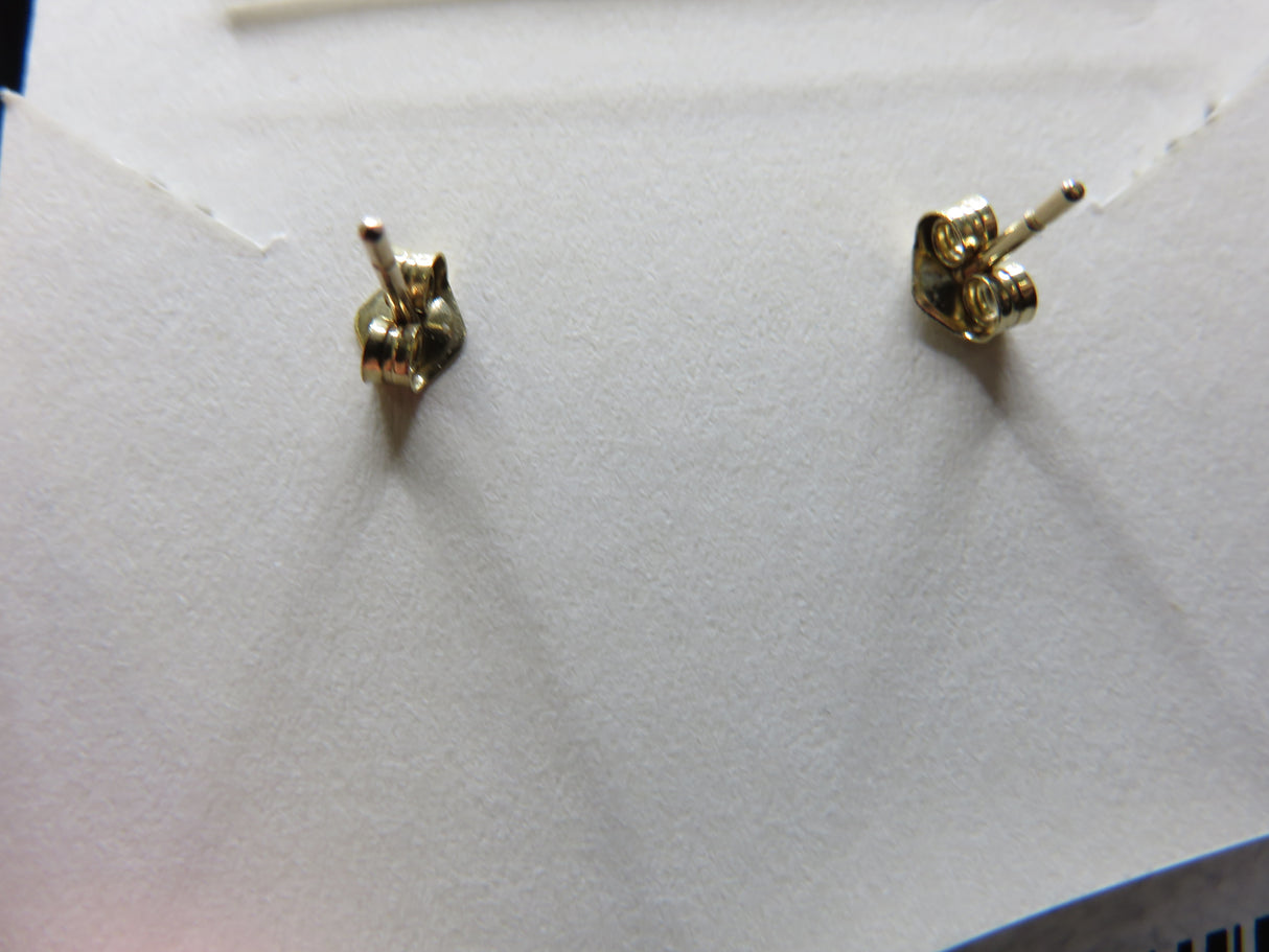Lab Grown Diamond Earrings Studs 0.25ctw 10k Yellow Gold