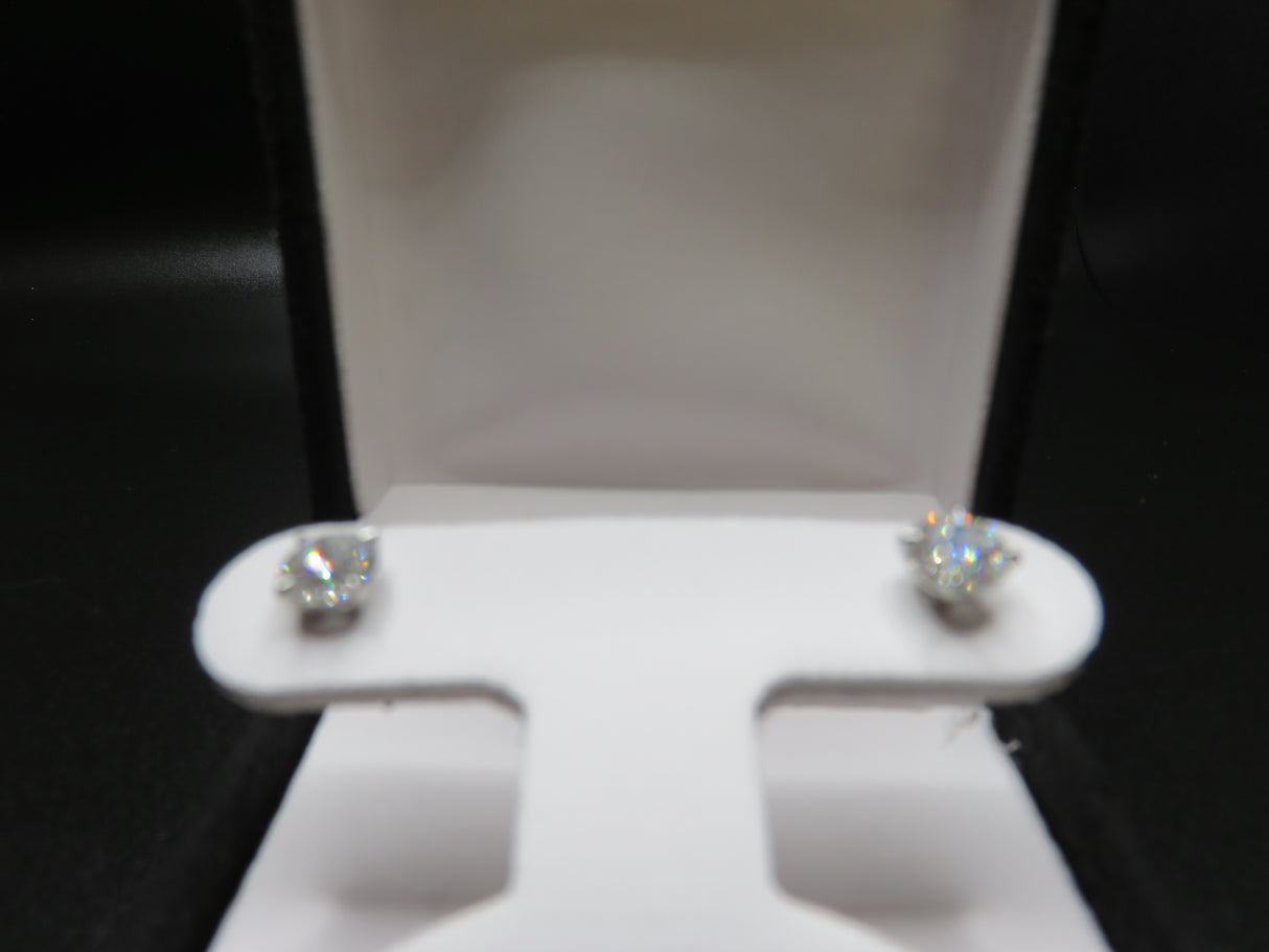 Lab Grown Diamond Earrings Color D VS1 & VS2 1.55 ctw
