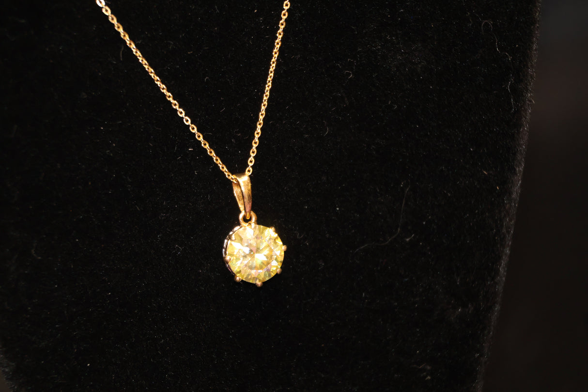 Madagascar Yellow Sapphire Necklace