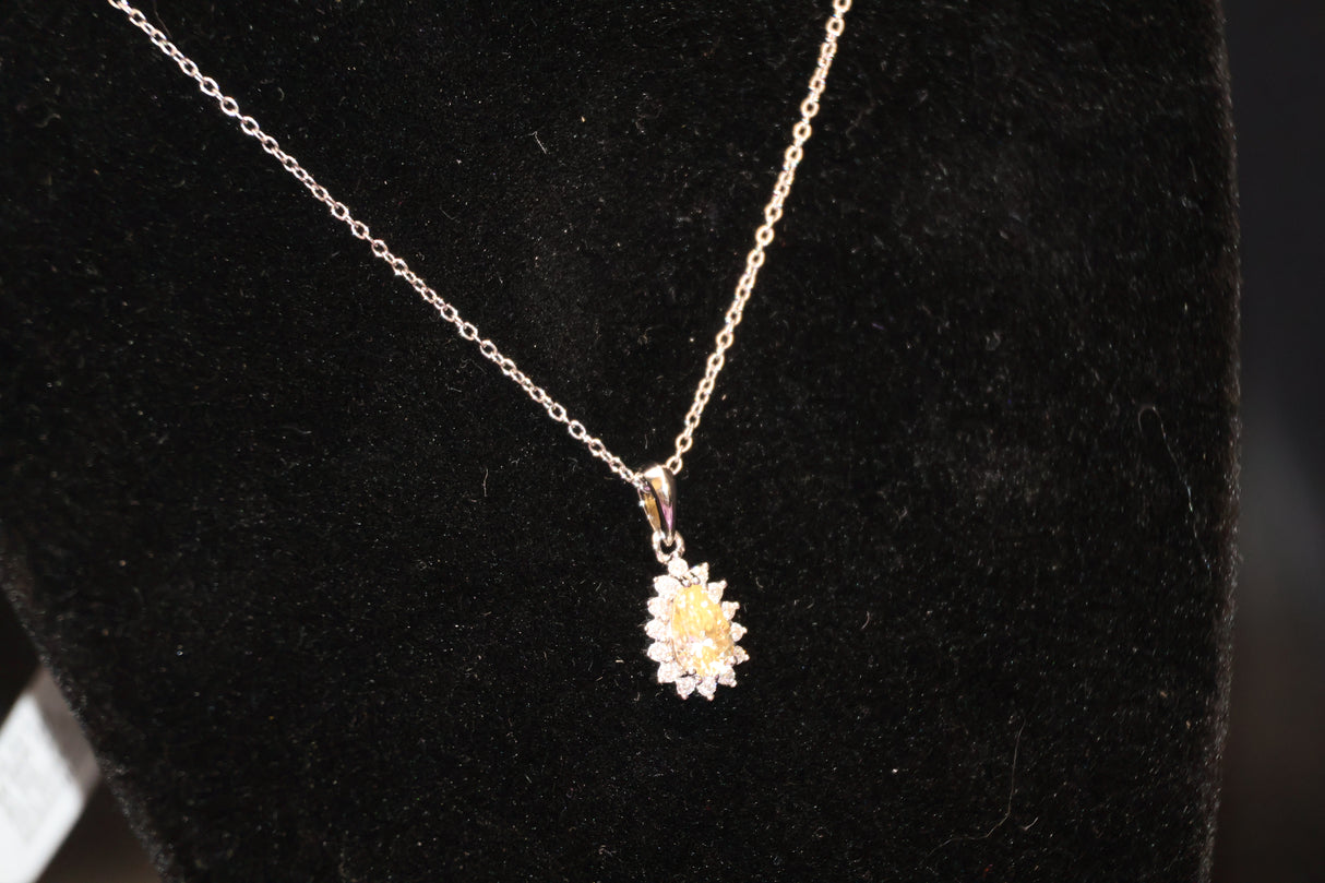 Yellow Moissanite / Moissanite 1ctw