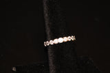 White Cubic Zirconia Platinum over Sterling Silver Ring Size 7