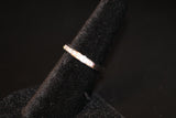 White Cubic Zirconia Platinum over Sterling Silver Ring Size 7