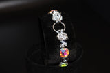 White Mystic Glass / Crystal Bracelet