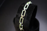 Neon Green Crystal Bracelet