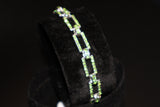 Neon Green Crystal Bracelet