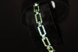 Neon Green Crystal Bracelet