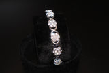 Moissanite XOXO Bracelet Platinum 925
