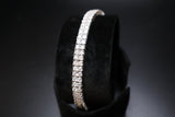 Moissanite 2 Row 8" Tennis Bracelet