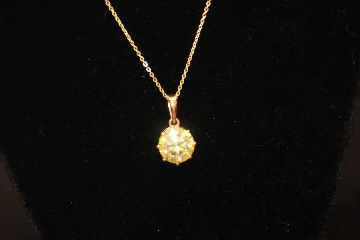 Madagascar Yellow Sapphire Necklace