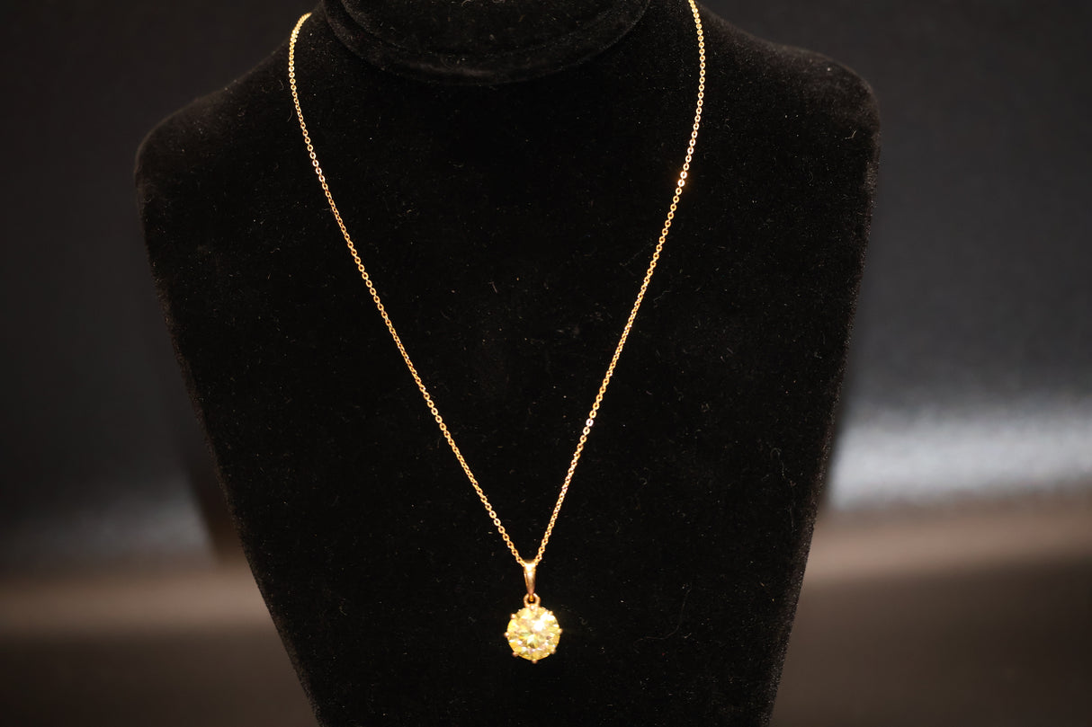 Madagascar Yellow Sapphire Necklace