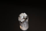 Diamond 14k Yellow Gold Platinum Ring